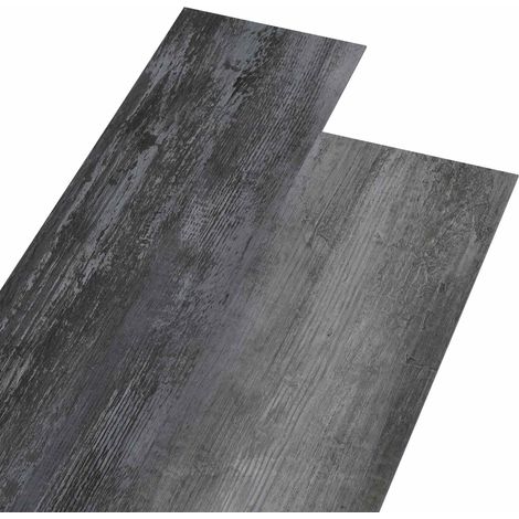 Flooring Planks 36 pcs Shiny Grey 5.02 m² PVC vidaXL