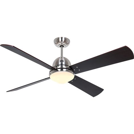 Ceiling Fan Libeccio Chrome with Light & Remote (1/5)