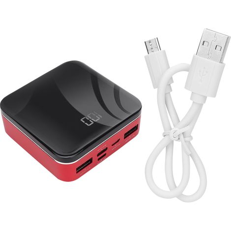 Ventilateur de bureau portable 10000mAh, pliable et silencieux, 3 vitesses réglables, puissant, pour maison et bureau, multicolore (1/5)