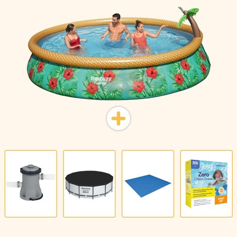 Bestway Bestway Fast Set Ronde - 457x84 cm - 5-pièces S198 (1/5)