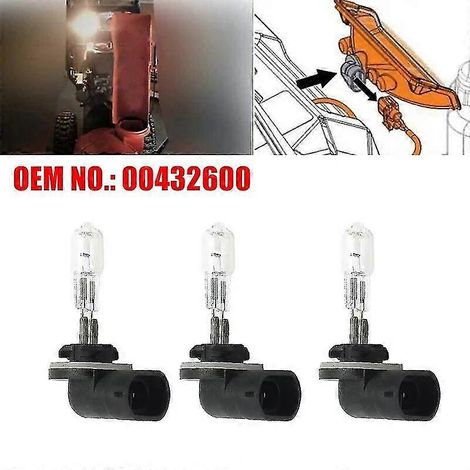 12V 27W Halogenlampe für Ariens Schneefräse Compact Deluxe Platinum, ersetzt OEM-Teil 00432600--