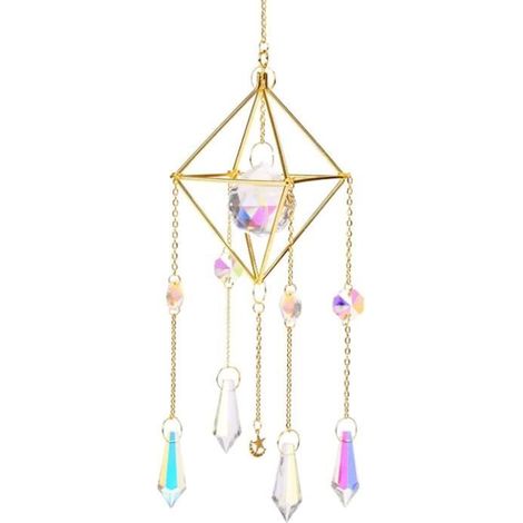 Attrape-Soleil – Bunt – Glasanhänger – Gartendekoration – Prisma – Ideales Geschenk