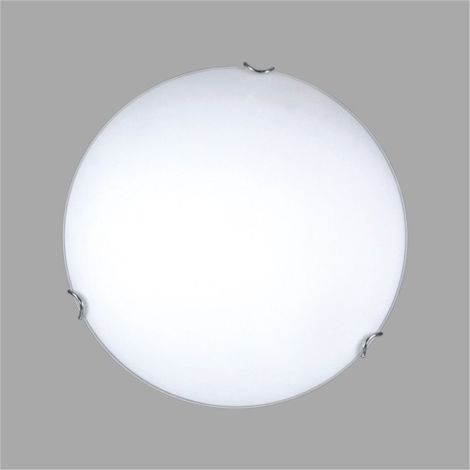 Applique murale ronde verre blanc Kaja Sambra K-4532