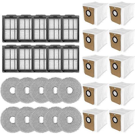 Pour Deerma aspirateur robot X70/Deerma DEM-X70 accessoires pour filtre pour aspirateur HEPA sac poussière serpillière (1/5)
