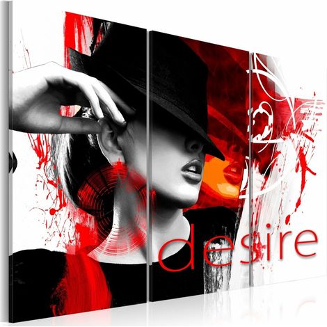 Tableau feu de désir - 60 x 40 cm (1/4)