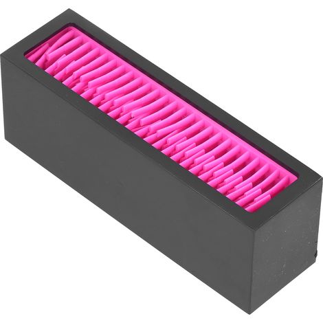 Boîte de rangement de bureau en silicone, organisateur cosmétique, porte-pinceaux de maquillage, support pour rouge à lèvres, rose rouge (1/5)