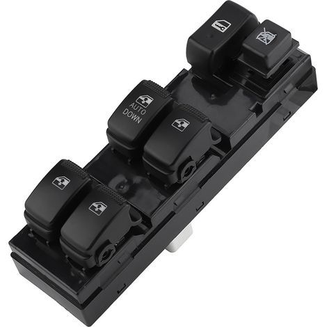 Botón interruptor de control de ventanas 04-10 93570-2E000 Negro (1/5)