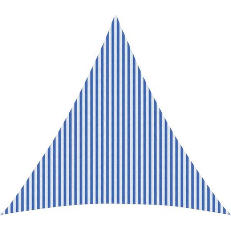 Voile d'ombrage en PEHD de 6 x 6 x 6 mètres (1/5)