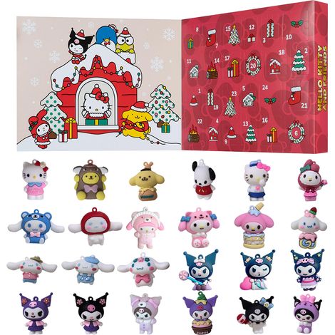 Christmas Anime Figurine (24 Days) - Surprise Advent Calendar - Surprise Box - Christmas Decoration (1/5)