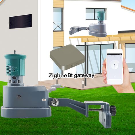 Capteur de pluie sans fil ZigBee Paramètres réglables Dispositif d'irrigation à synchronisation cyclique Liaison intelligente avec la télécommande Passerelles BT nécessaires (1/5)