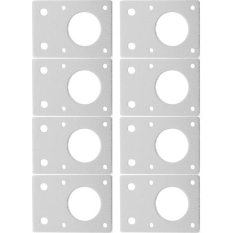 Support plat en aluminium pour moteur pas à pas 42, fixation pour imprimante 3D, argent, plaque de montage robuste (1/5)