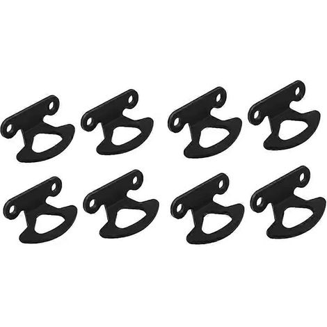 Ensemble de 8 crochets d'ancrage pour la fixation de charges sur remorques, crochets de plateforme de chargement et supports pour camionnettes Ford F150, Explorer et Sport Trac (2000-2017) - JBMEDIA (1/4)