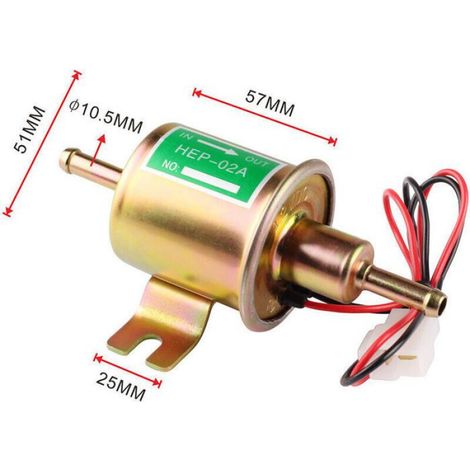 Pompe à essence électrique 12V - 12V - Basse pression - Compatibilité YANMAR - Modèle HEP-02A - Transfert de carburant (1/5)