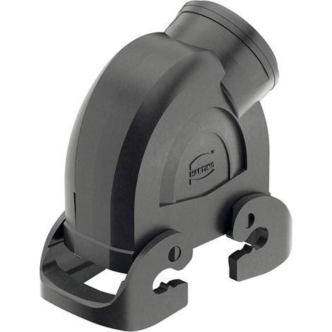 HARTING Han ECO 16B Capot sans presse-étoupe, 1xM40 sortie de câble latérale, avec 2 étriers transversaux - 1 Stück