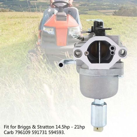 Carburetor, Briggs Carburetor, Stratton Engine Carburetor Replacement Kit Compatible 14.5hp - 21hp Carb 796109 591731 594593 Lawn Mower Accessories Engine MUMU