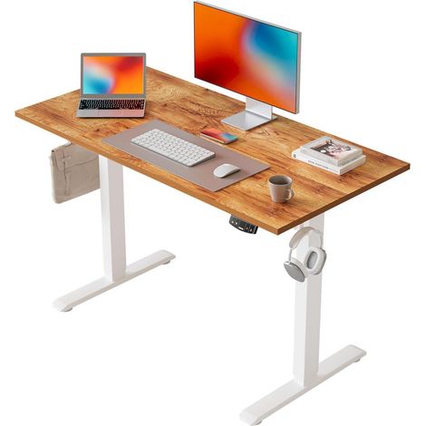 Höhenverstellbarer Schreibtisch 100x60cm Elektrisch Memory-Handsteuerung (1/5)