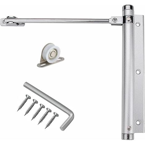 Aluminium Alloy Door Closer Adjustable Automatic Closer 45kg (1/5)