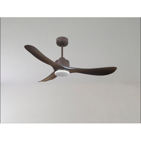 Le super destratificateur et ventilateur HVLS Ouray, 223 Cm design noir pales noires , wifi thermostat. (1/5)