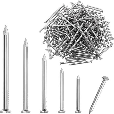 330 clous pour béton, 5 tailles, clous de finition (1/5)