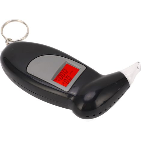 Alcootest Numérique Portable Professionnel, Détecteur d'Alcool Haute Précision avec Alarme Sonore et 5 Emballes Jetables (1/5)