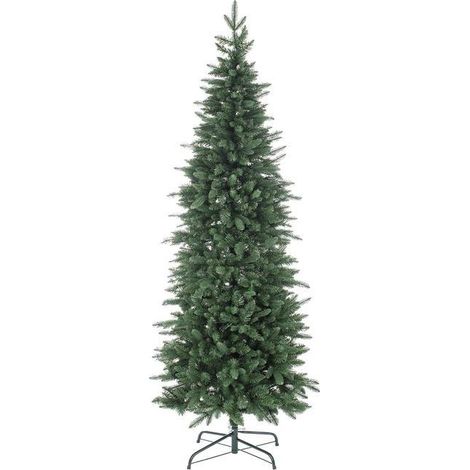 Schlanker Weihnachtsbaum "Russel" aus Echtem Berührungseffekt PE + Hochwertigem PVC -270 cm (1/3)