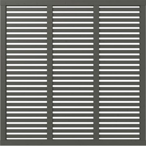 Plus Zaun Harmoni 180 x 180 cm umbragrau fungizidbehandelt