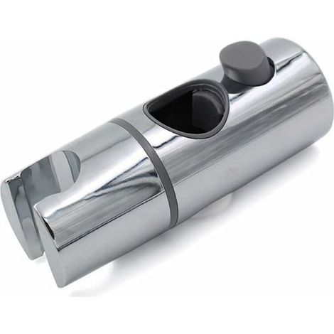Support de douche, ABS réglable en hauteur, support de pomme de douche pour s'adapter à une tringle de douche ronde standard de 19 mm (1/4)