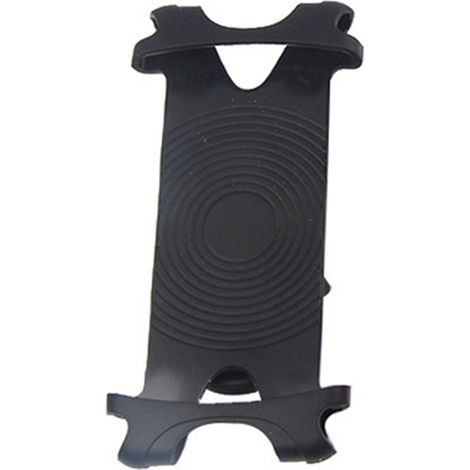 Support téléphone vélo anti-choc, fixation guidon en silicone résistante aux chutes pour smartphone (Noir) (1/5)