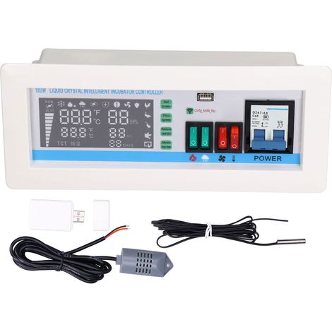 Incubatrice per uova con telecomando WiFi – Controllo della temperatura + sensore di umidità – Per galline – 110V (1/5)