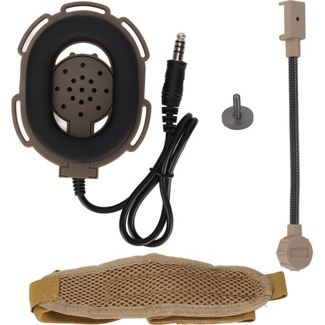 Casque Militaire Professionnel Anti-Bruit Unilatéral Réglable pour Talkie-Walkie et Chasse en Extérieur (1/5)