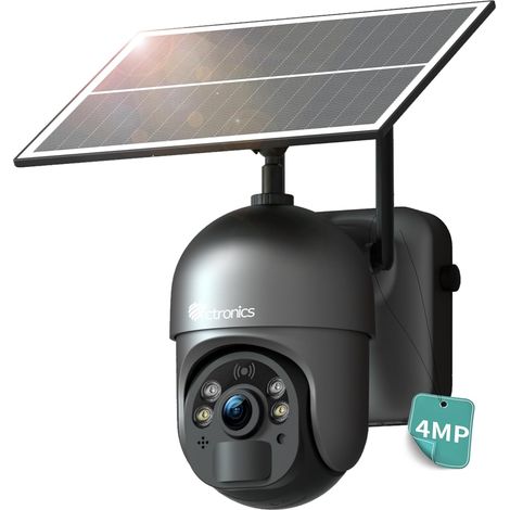 4MP 4g Caméra Exterieur sans Fil, Solaire, Batterie 10400 mAh (1/5)