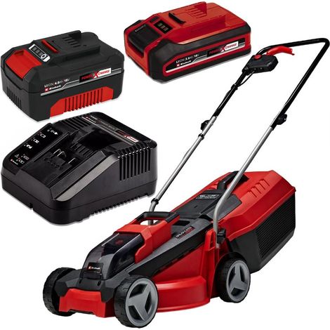 Einhell GE-CM 18/ 18v Cordless Lawnmower 30cm Lawn Mower PXC + 4ah + 3ah Battery (1/5)