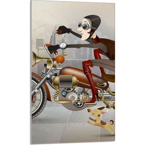 Glasschneidebrett 30x52 Motorrad (1/5)
