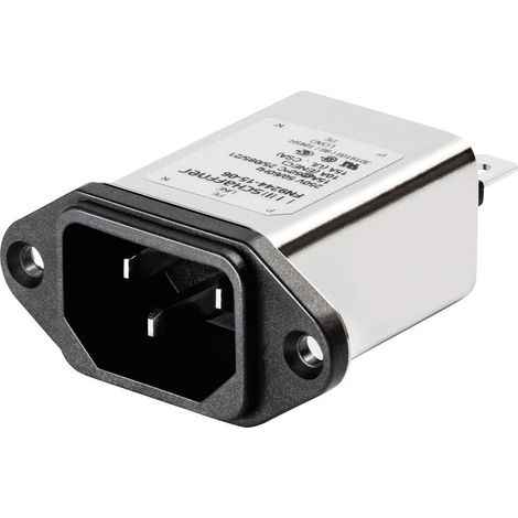 Schaffner FN9244-3-06 FN9244-3-06 Filtro di rete con connettore 250 V/AC 3 A (L x L) 48 mm x 22.5 mm 1 pz.