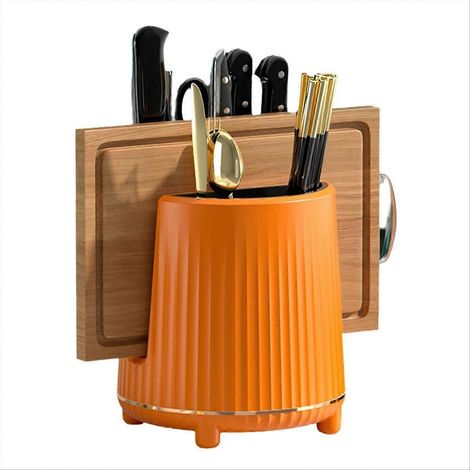 Porte-couteaux rotatif, porte-baguettes, boîte de rangement pour fourchettes, A (1/5)