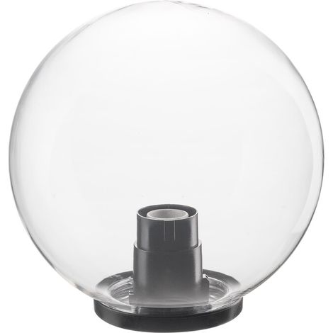 GLOBO TRASPARENTE D 30 CM C/BASE E27 Q.TA 2