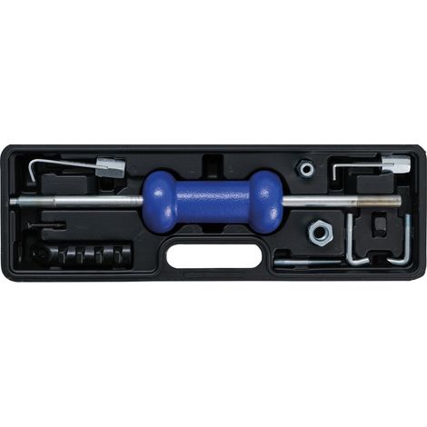 Bgs Technic – Jeu de débosselage 9 pièces – Marteau de démolition 2 kg – Filetage 5/8' x 18 UNF – Accessoires inclus pour débosselage précis (1/4)