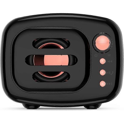 Tragbarer Vintage-Lautsprecher mit Bluetooth 5.0, USB-Aufladung und TF-Kartenunterstützung