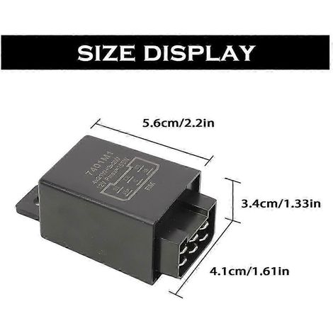 12V 21W 6-Pin Blinkrelais für Traktoren, Oldtimer, Pkw und Lkw, Teilenummer 335200160 54229002, SZRH