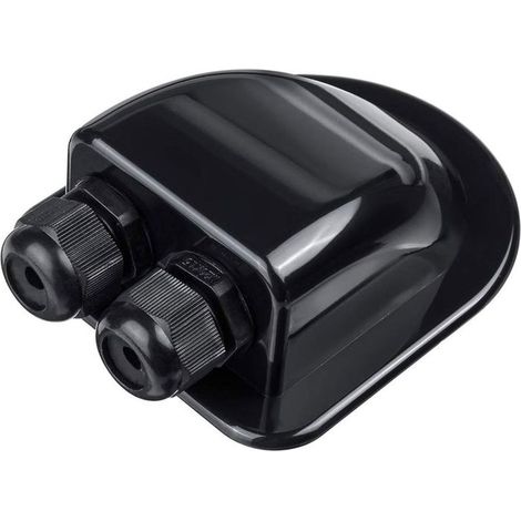 Solaire Boîte de Câble Solar Gland étanche Double Passe-câble de Toit Solaire Passe-Toit Presse-étoupe D\'entrée Boîte de câble pour