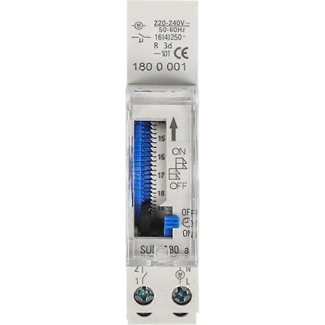 Minuterie mécanique AC24-380, interrupteur de minuterie SUL160A, interrupteur de minuterie SUL180A (1/5)