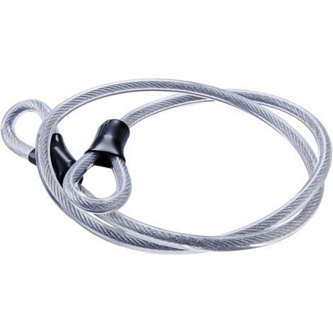 BUNTHAUS PA Câble de Sécurité Câble en Acier Tressé Câble de Verrouillage Flexible Verrou de Câble Vélo Antivol Cable d'acier Verrou de Chaîne de Sécurité de Vélo Câble à Double Nœud Pour Scooter Bicy (1/4)