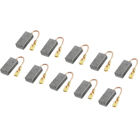 Carbon Brushes 15x8x5mm for Electric Motors Power Tool Angle Grinder Table Saw Replacement Repair Part, 10 Pack (1/5)