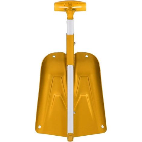 Pala para nieve, mango cómodo, extensión telescópica, textura delicada para uso en exteriores (dorada) (1/5)
