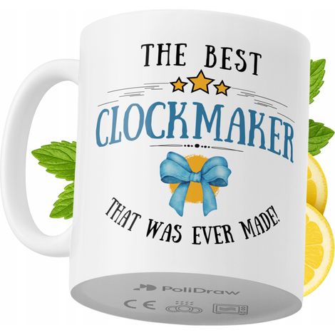 Lustige Kaffeetasse mit witzigem Textdesign für Uhrmacher – ideal für Geburtstage, Namenstage und Feiertage. Hochwertige Tasse für besondere Anlässe, ob zu Hause, im Büro oder bei der Arbeit. Farbe: W