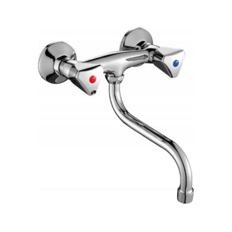Grifo de cocina Norm cromado para montaje en pared