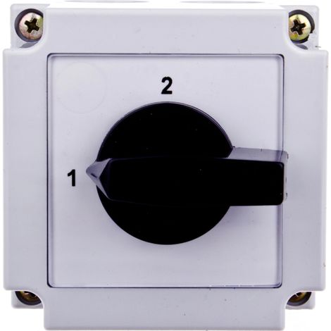 Interruptor de leva 1-2 1P 10A en carcasa 4G10-55-PK R014 63-840350-011