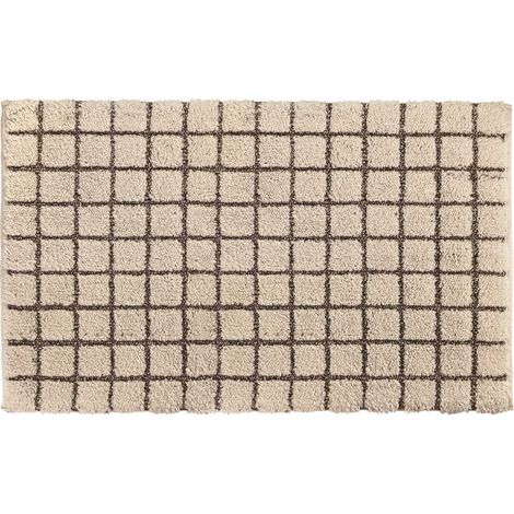 TAPPETO PLAZA 60X110CM COLOR NATURALE IN COTONE (1/2)