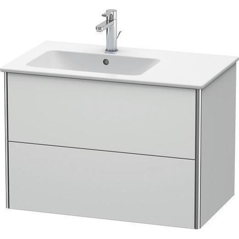 Meuble-lavabo XSQUARE 810x560x478mm 2 tiroirs we ma ES Ah milieu