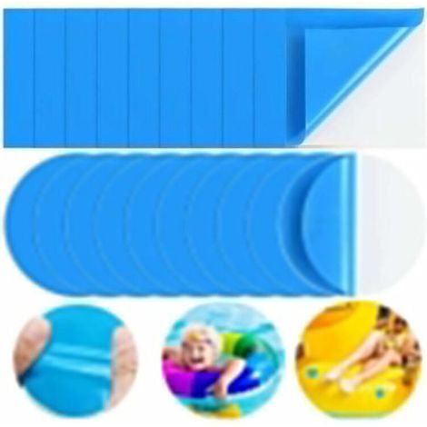 Kit de Réparation - Noname - Lot de 20 Patchs - Blanc - Réparation Liner Piscine - Spa Gonflable (1/4)